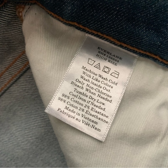 Everlane The High Rise Skinny Jean Ankle Length Sz 23 - Picture 7 of 7